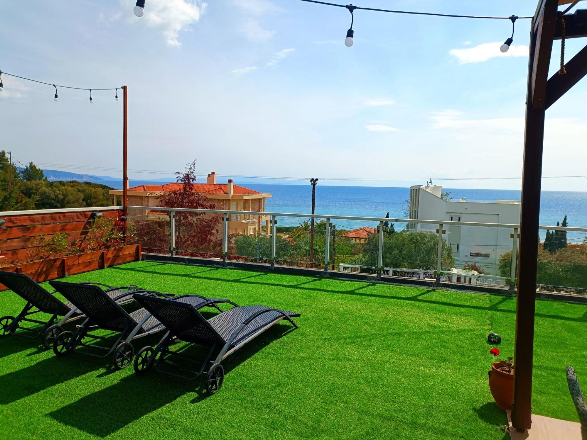 Salonikiou Beach Apartments & Villas Áyios Nikólaos Ngoại thất bức ảnh