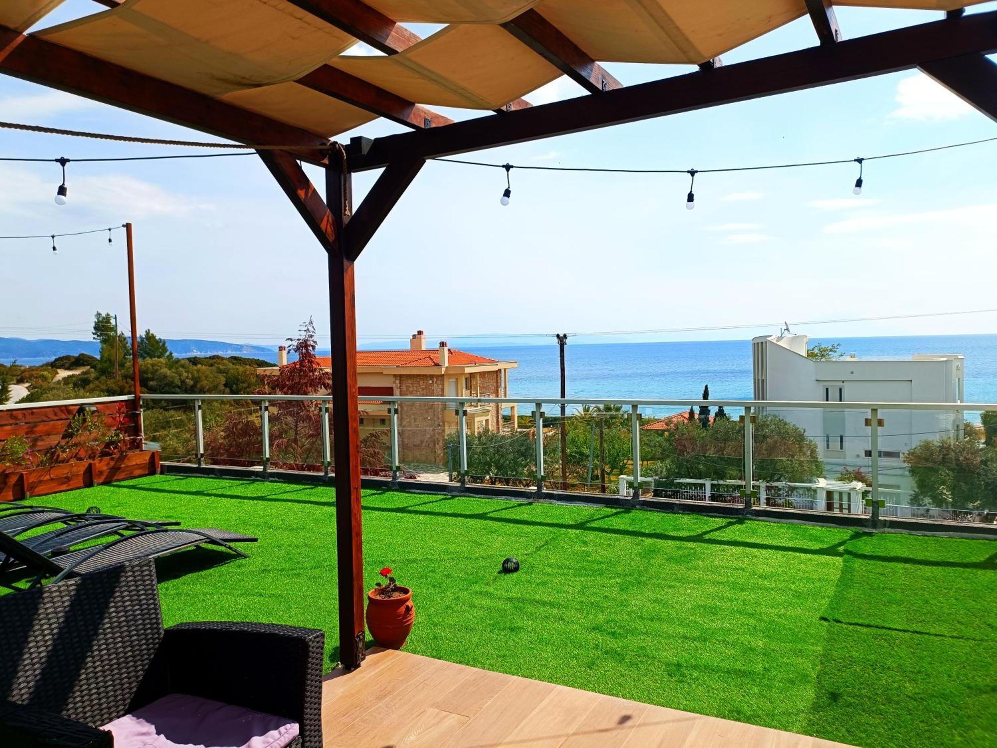 Salonikiou Beach Apartments & Villas Áyios Nikólaos Ngoại thất bức ảnh