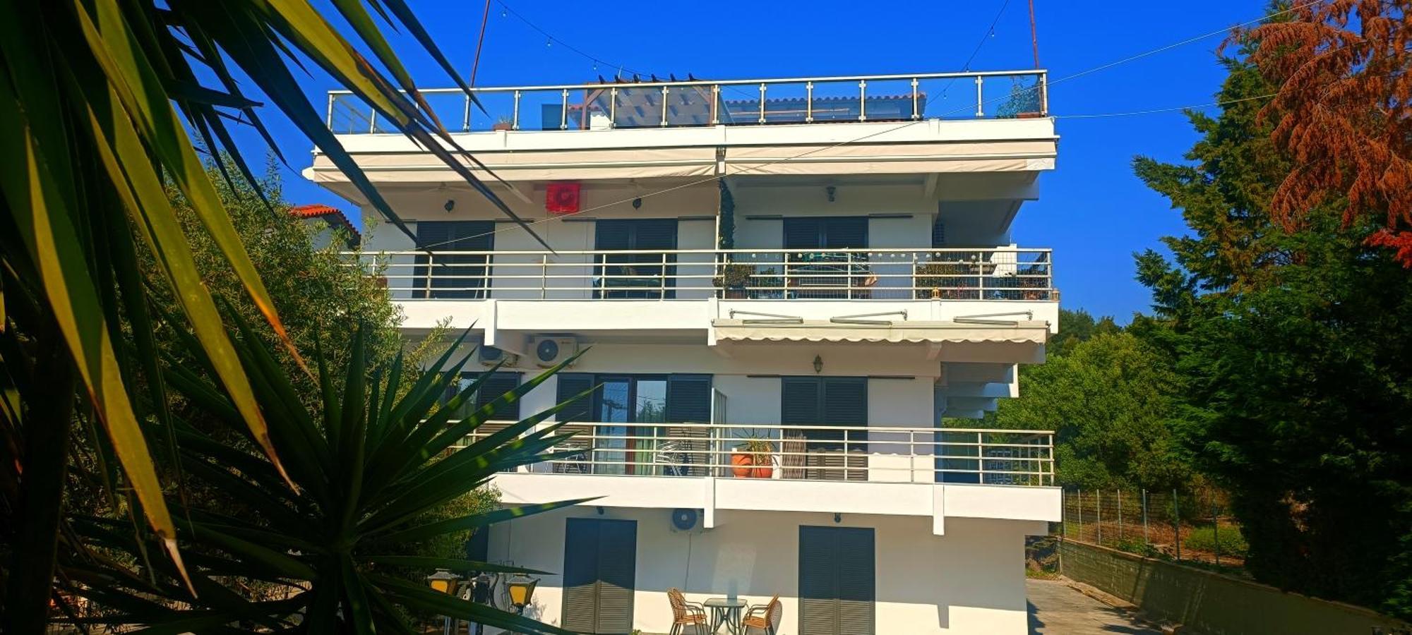 Salonikiou Beach Apartments & Villas Áyios Nikólaos Ngoại thất bức ảnh