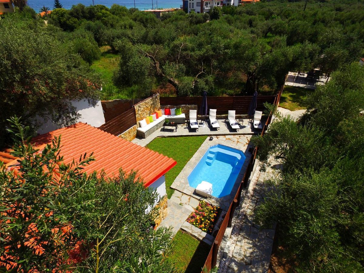 Salonikiou Beach Apartments & Villas Áyios Nikólaos Ngoại thất bức ảnh